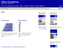 Tablet Screenshot of office-excellence.com